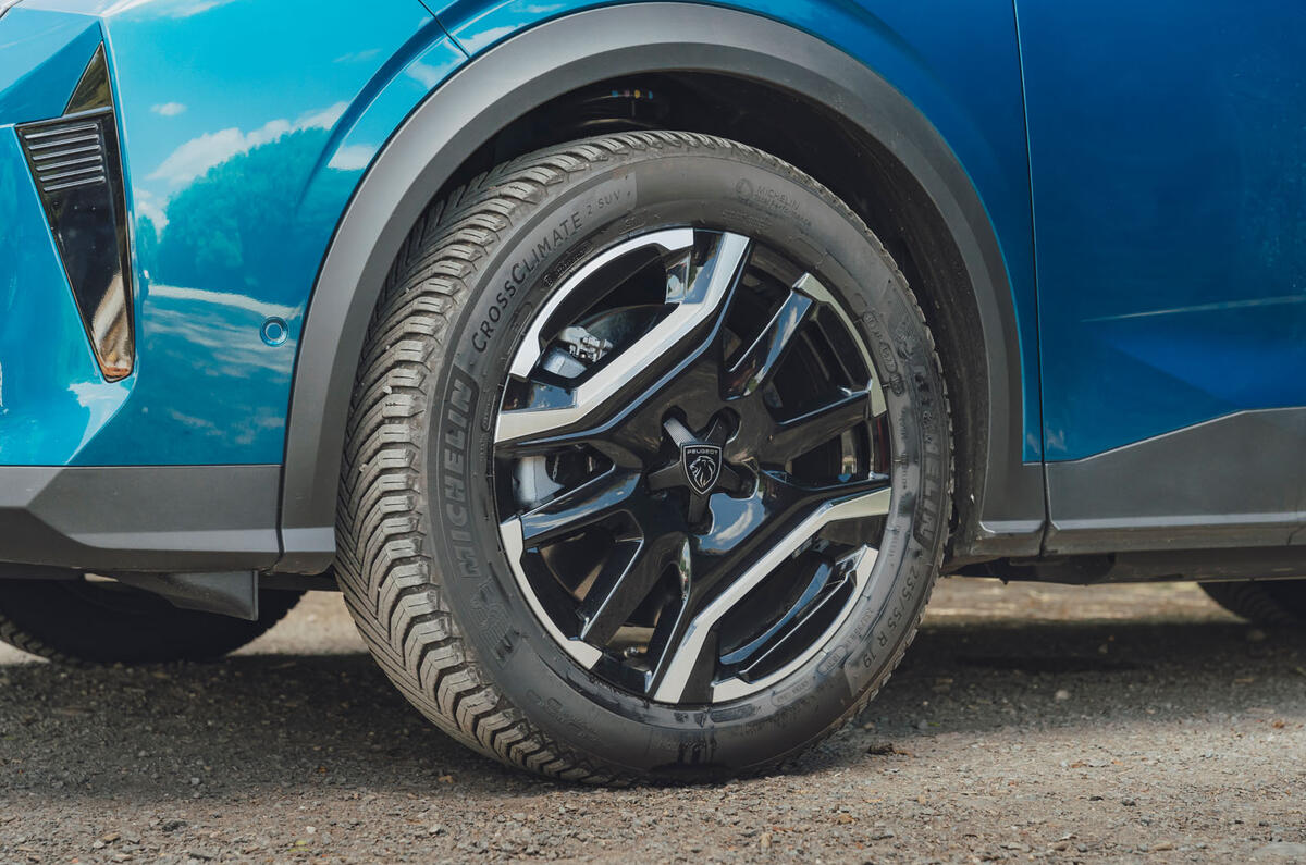 Peugeot E 3008 review 2024 06 wheel